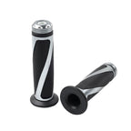 2X Titanium 7/8" Hand Grips for Yamaha MX ATV Dirt Bike