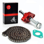 Cam Timing Chain & CNC Manual Tensioner for Suzuki Quadsport LTZ400 (2003–2014)