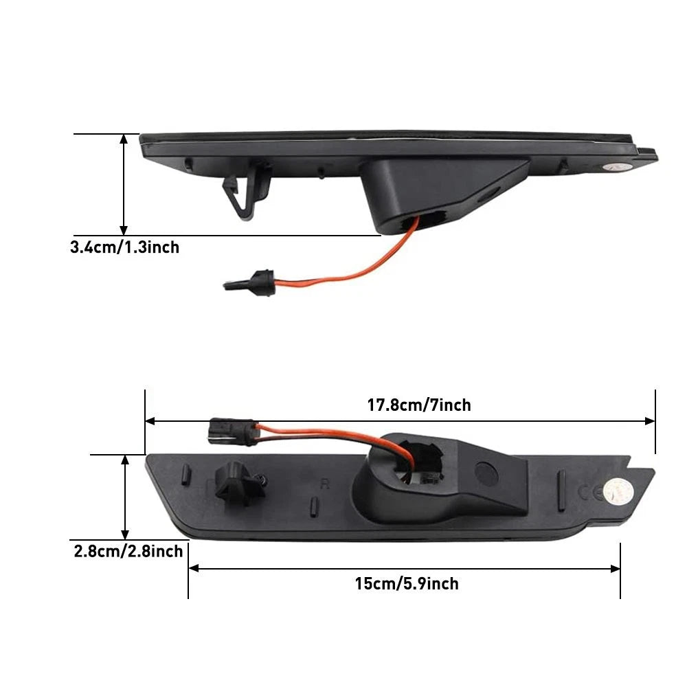 Set of 2 Universal 9" AM/FM Radio Antennas for Toyota