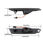 Set of 2 Universal 9" AM/FM Radio Antennas for Toyota