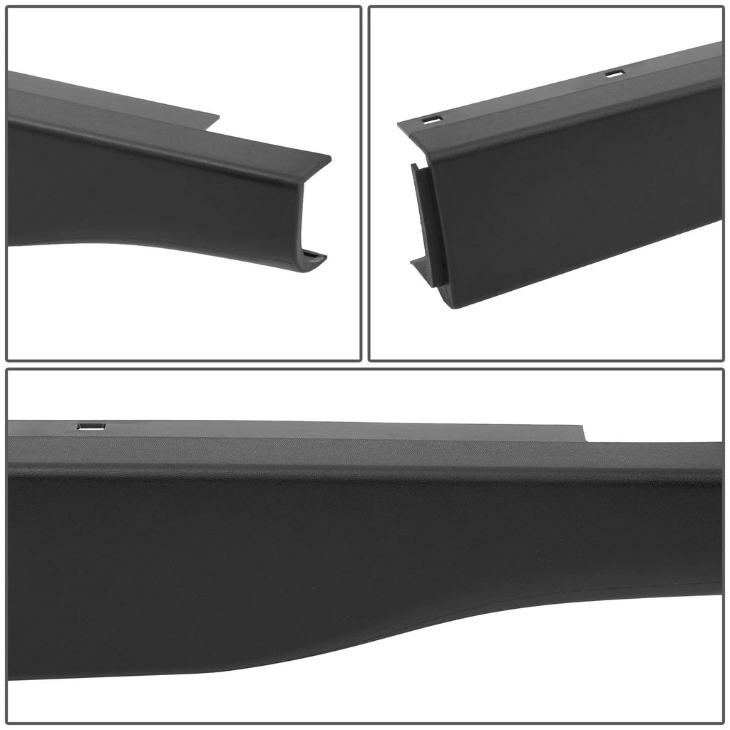 Set of 2 Textured Rectangle Convex Side View Mirrors for UTV