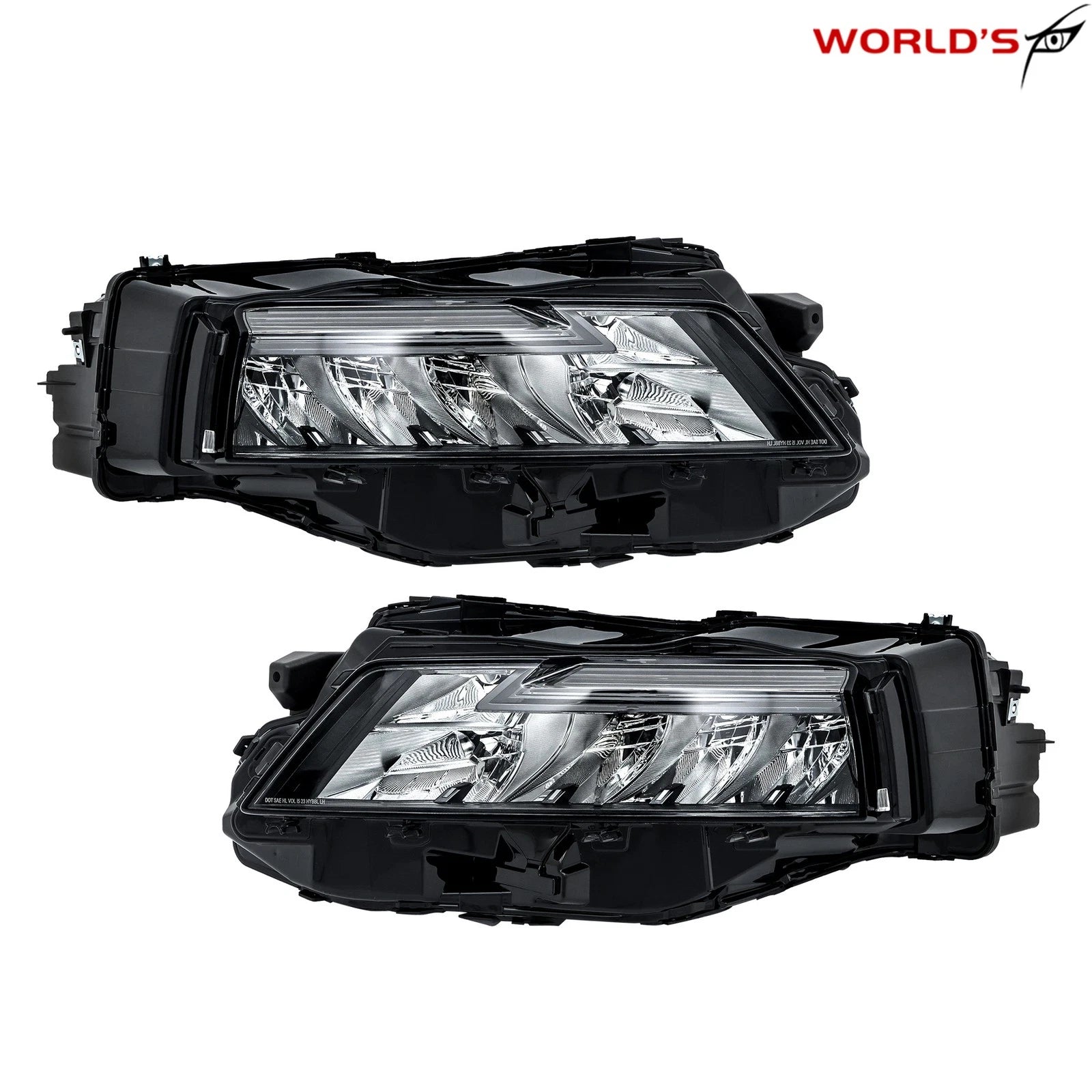Full LED Headlight Assembly for Nissan Rogue S (2021–2023) Black