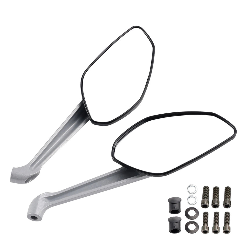 Black Pair Rear View Mirrors for Ducati Monster 797 821 1200 S (2014–2017)