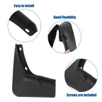 Mud Flaps Kit for Hyundai Elantra (2021–2022) Black