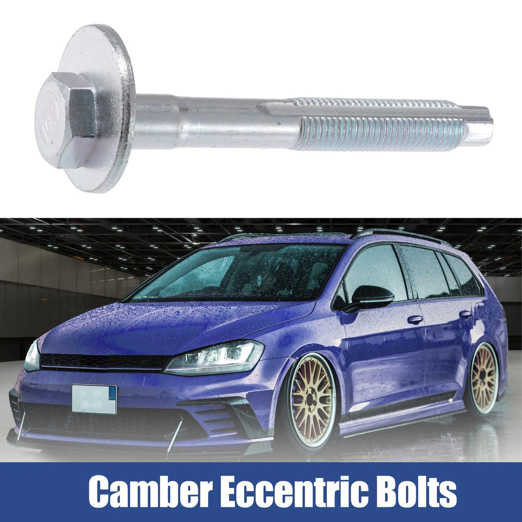 2 Pcs Eccentric Alignment Camber Bolt for Volkswagen (No.WHT000228/1K0501387D)