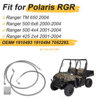 Rear Brake Hose Lines & Fitting Cross for Polaris Ranger 500 4x4 6x6 (2000–2004)