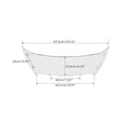 6" Clear Windshield Bracket Mounts for Harley CVO Road Glide (2023–2026)