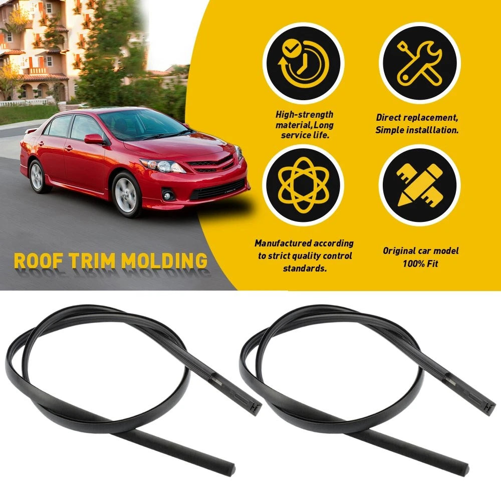 Roof Molding Trim Kit for Toyota Corolla Sedan (2014–2017)