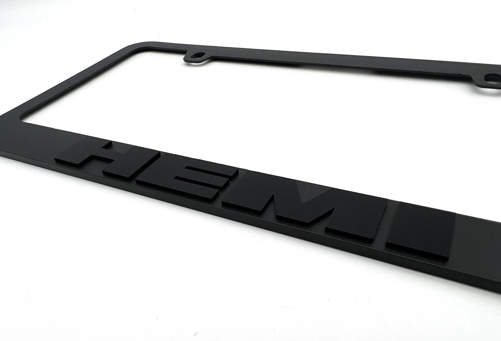 License Plate Frame Premium Matte Black for Dodge Charger Challenger (2006–2023)