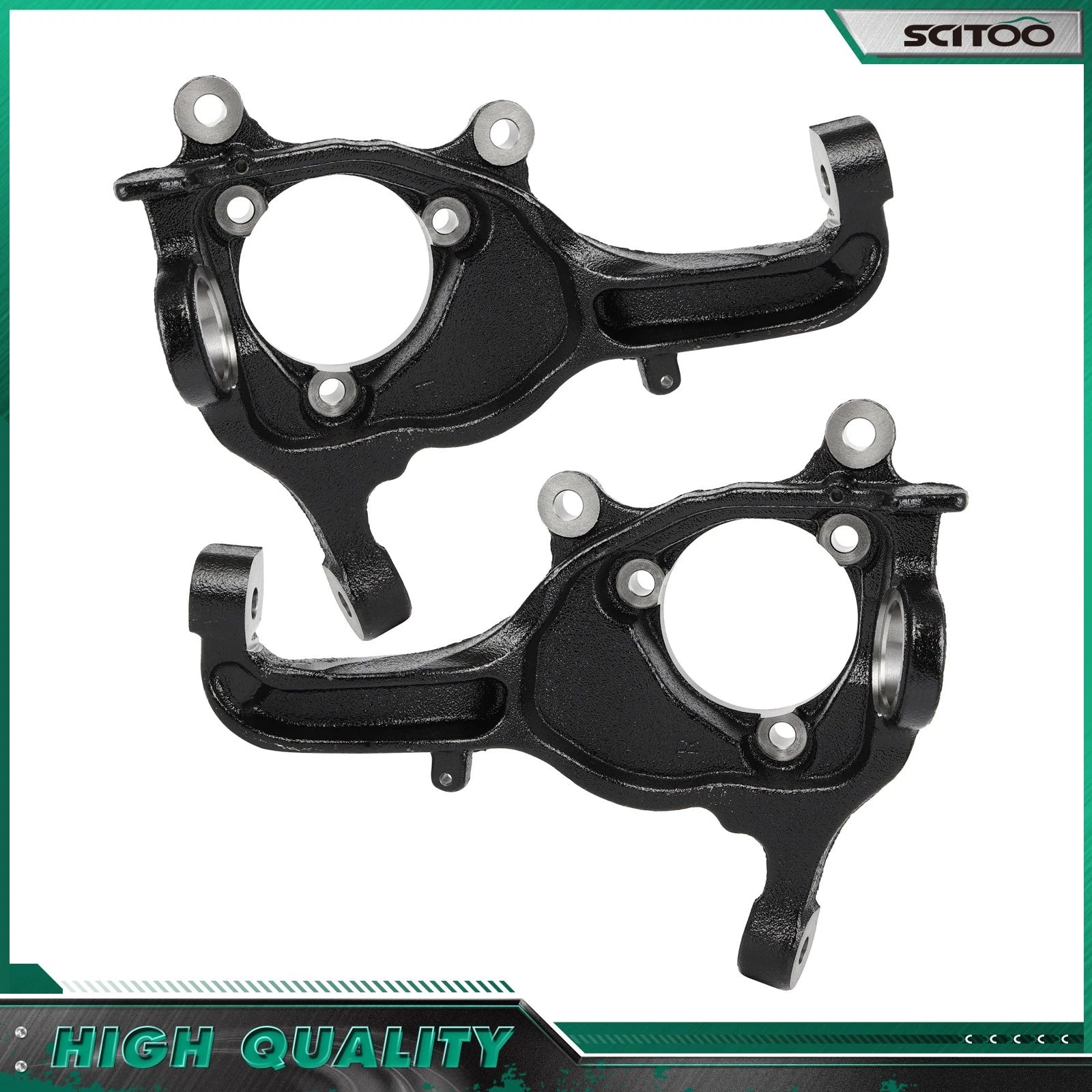 2X Front Left Right Steering Knuckle for Jeep Liberty (2002–2007)