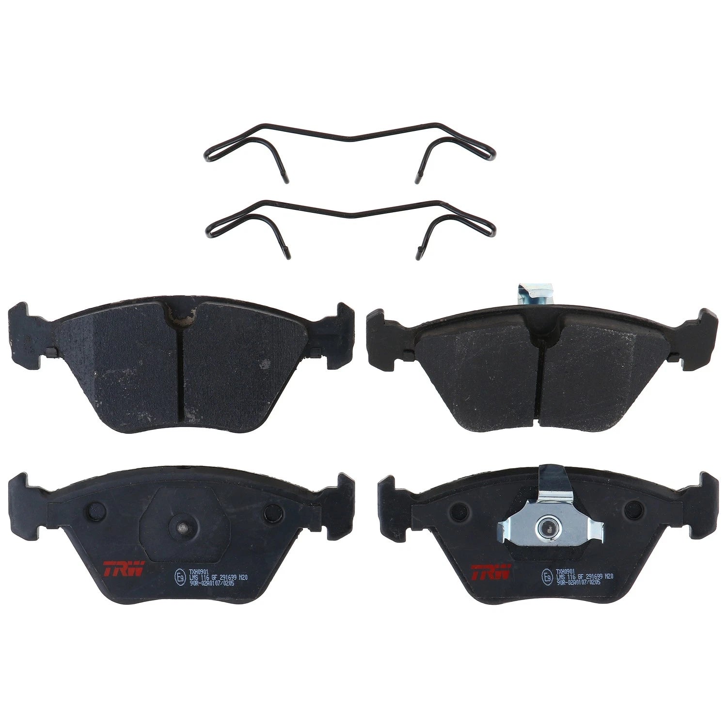 Set of 4 Disc Brake Pads for Jaguar XK8 (1997–2002)