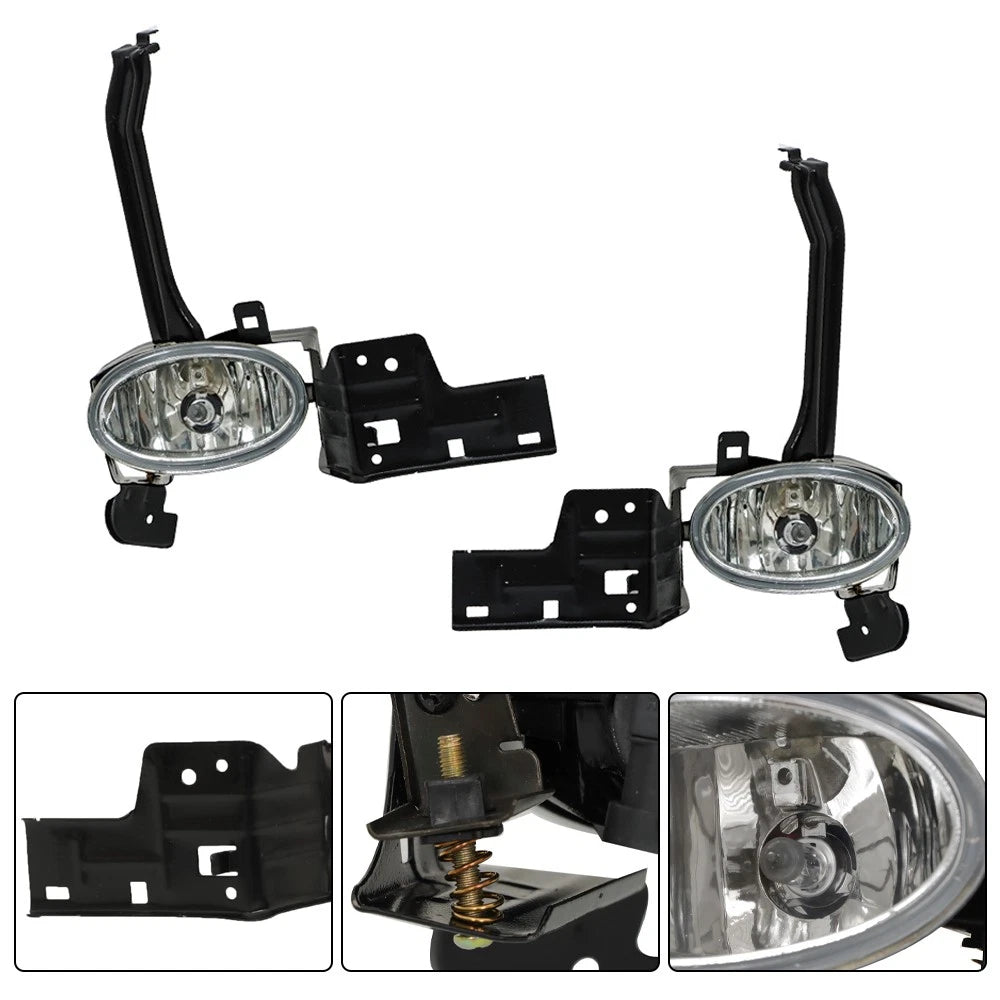 Fog Light Lens Set for Honda Accord (2008–2010) Chrome
