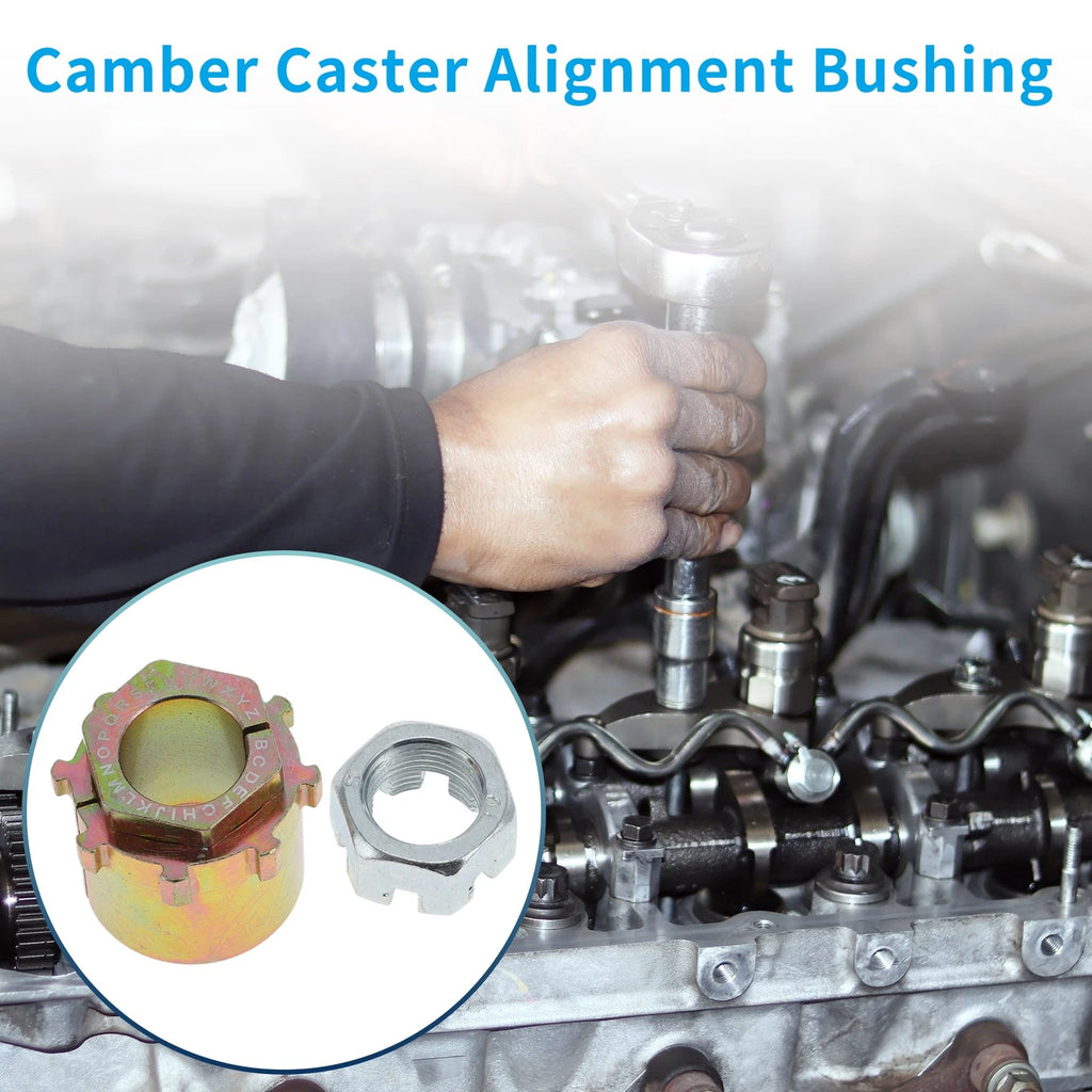 Set of 4 Camber Caster Alignment Bushings for Ford F-150 4WD (1980–1996)