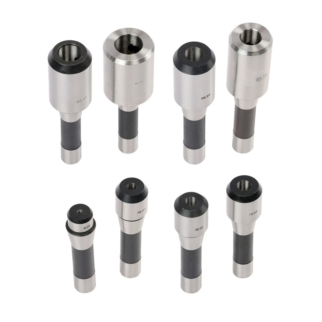 8 PCS Precision R8 End Mill Tool Holder Set for Milling Machine 202-5310