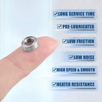 10 Pcs MR95ZZ Deep Groove Ball Bearings for Auto Car (5x9x3mm)