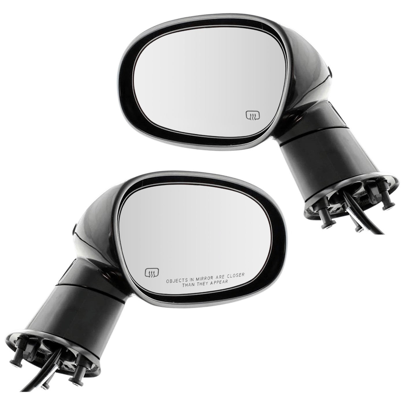 Set of 2 Heated Mirrors for Dodge Challenger