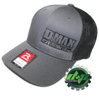 Duramax Diesel Flex Fit Hat for DMAX Truck (L/XL) - Grey/Black Mesh Back