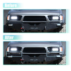 1 Pair Front Headlight Bumper Grille Filler for Toyota  5251335010 5251235010