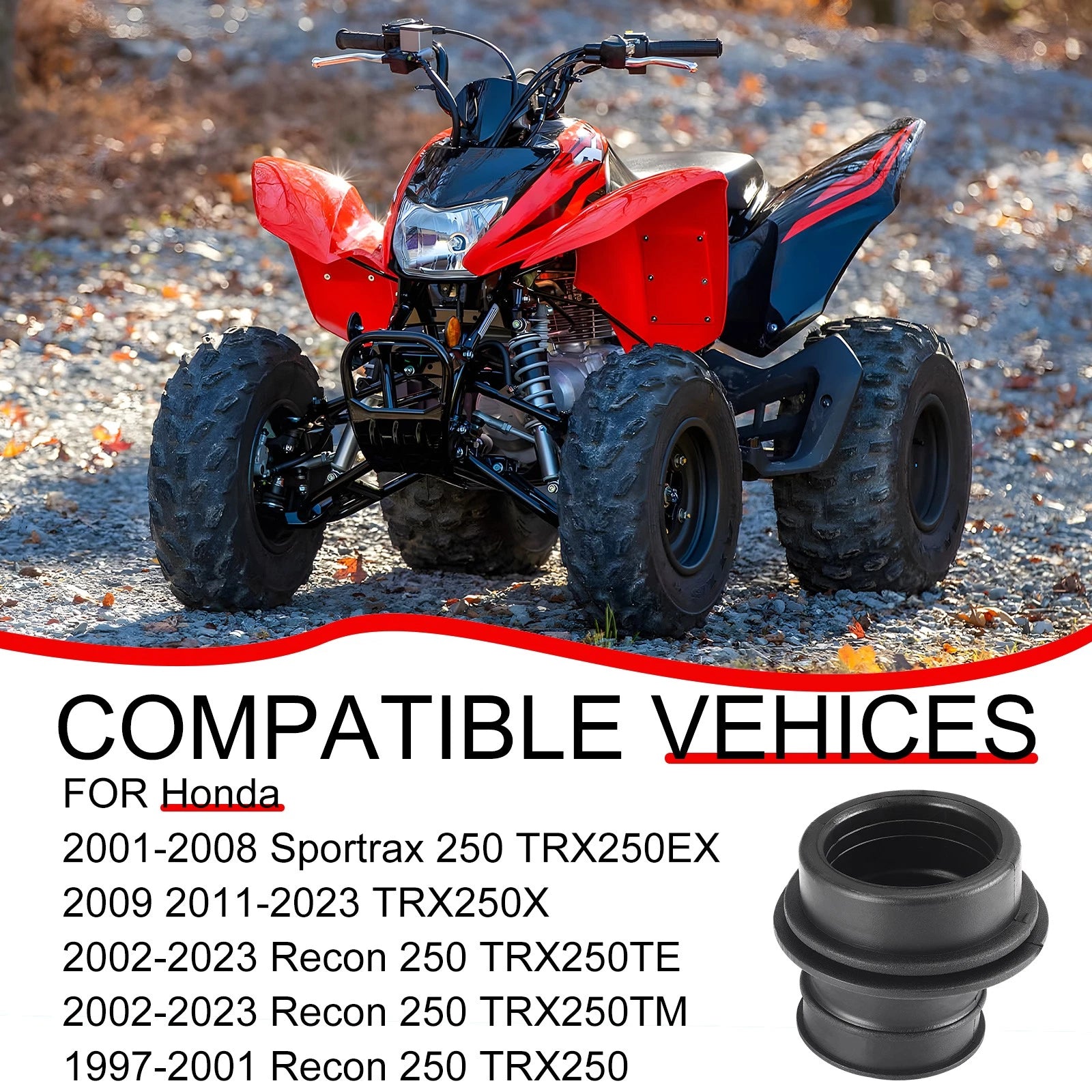 Carb Boot for Honda TRX250X (2009–2023) 17253-HM8-000