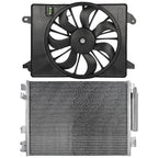 Electric AC Condenser Cooling Fan Kit for Chrysler 300 Dodge Challenger (2011–2019)