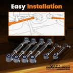 6x Adjustable Rear Upper Lower Camber Toe Arms Kit for Honda Accord (1998–2002)