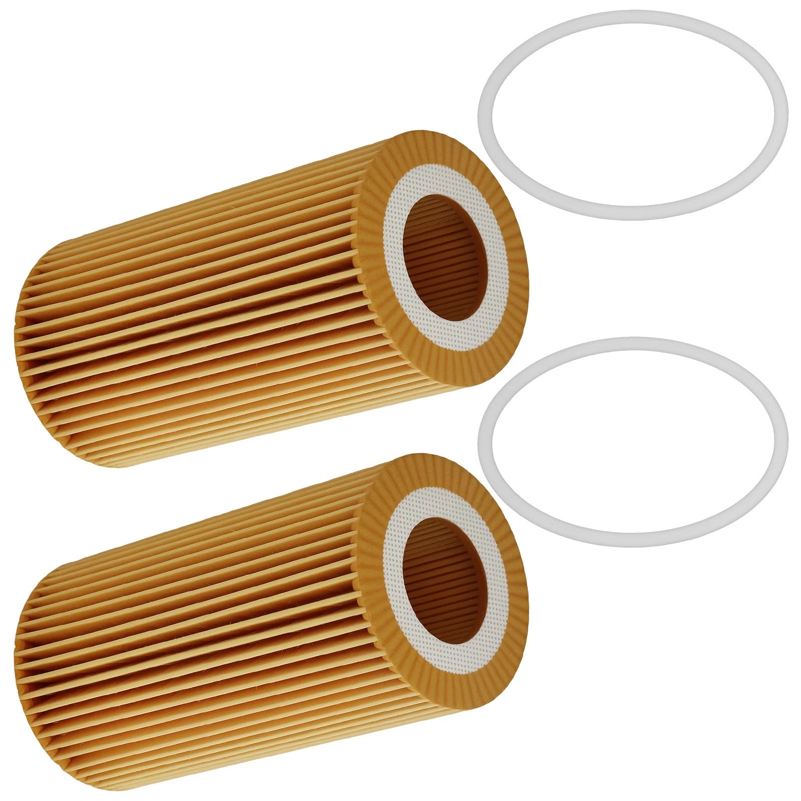 2X Oil Filter HU719/8X 108320 for Volvo C70 S40 V50 (2004–2013)
