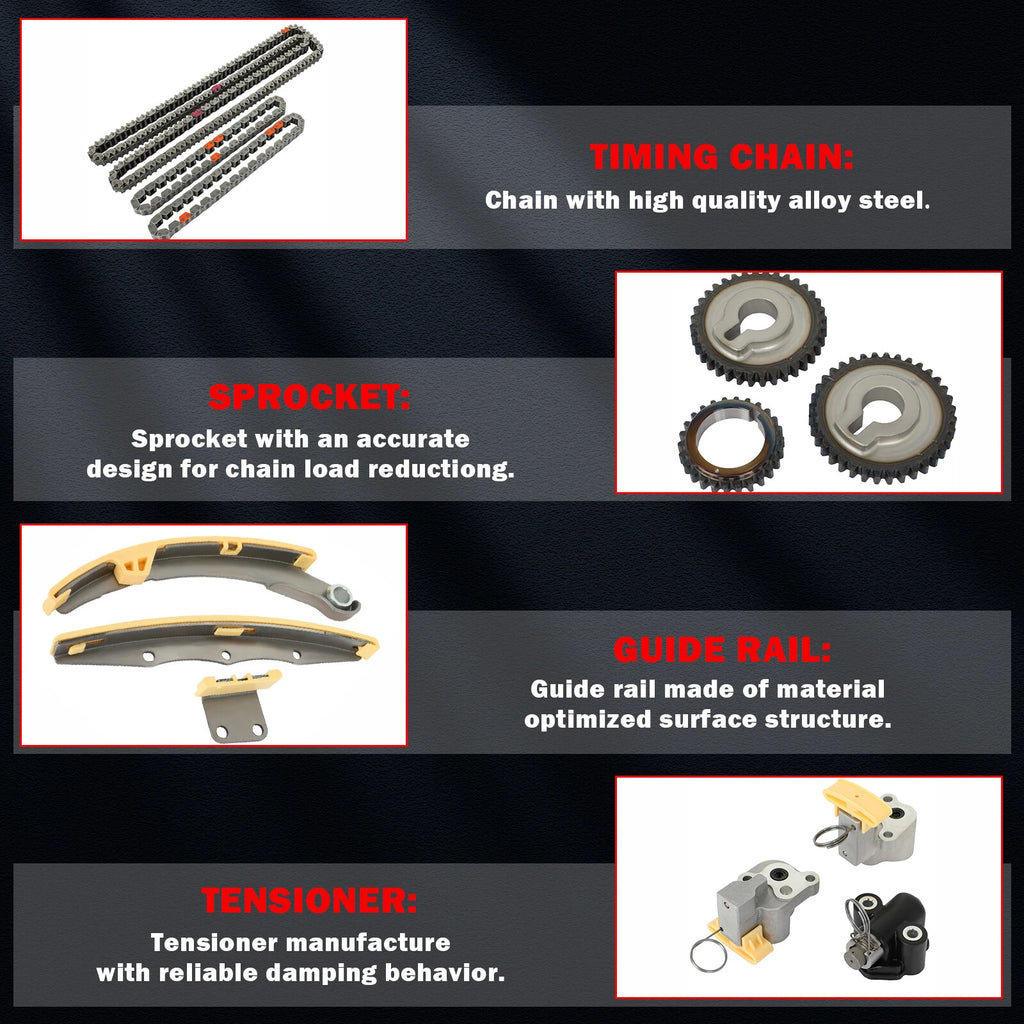 Timing Chain Kit for Nissan Quest, Altima (2004-2009)