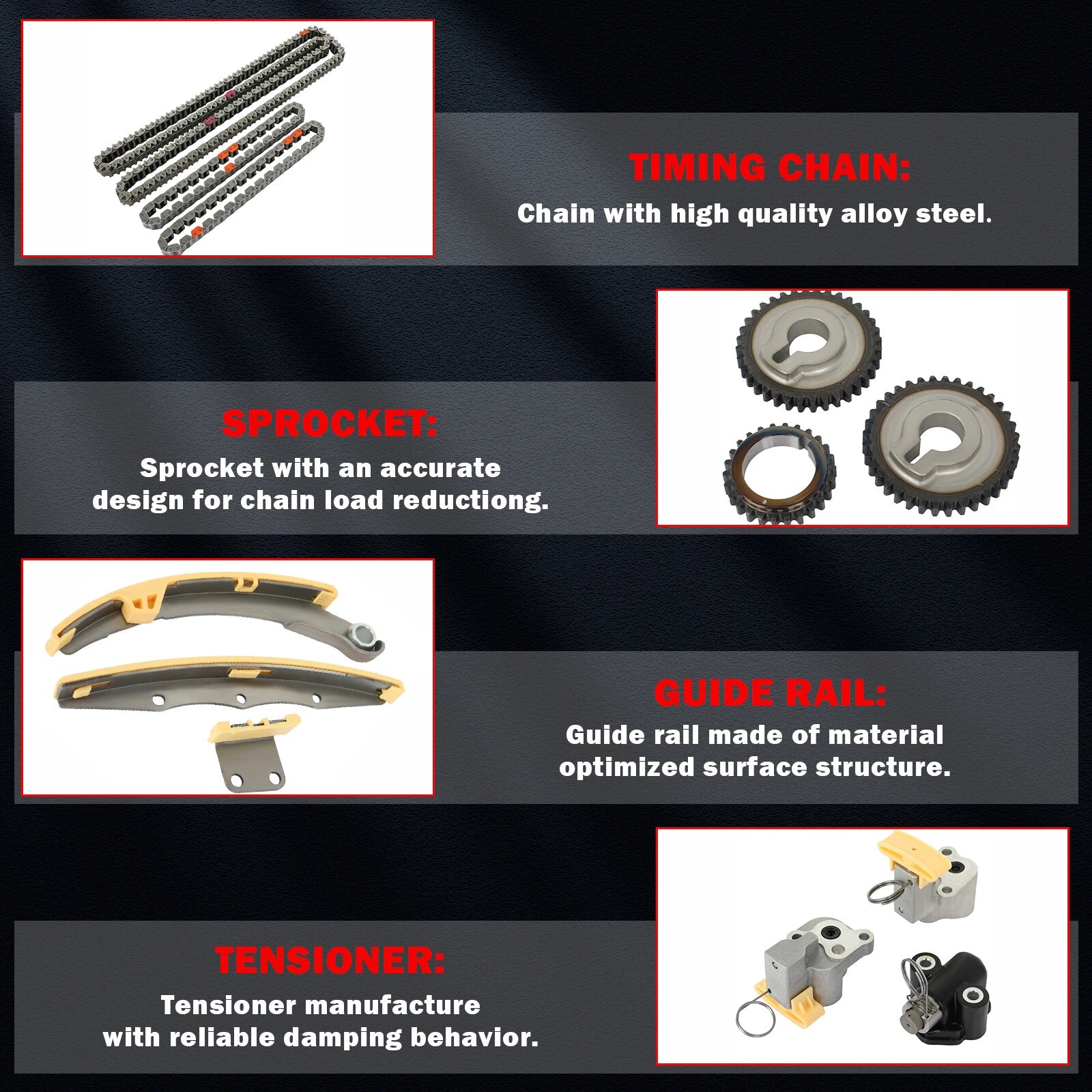 Timing Chain Kit for Nissan Quest, Altima (2004-2009)