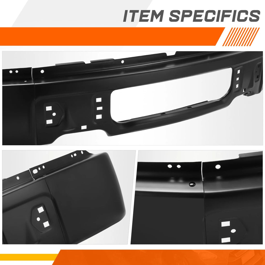 Steel Front Bumper Face Bar for Ford F150 (2009–2014) Matte Black