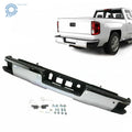 Chrome Rear Step Bumper for Chevy Silverado GMC Sierra 1500 (2014–2018)