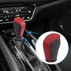Shift Knob Cover for Mazda 3 (2014–2018) - Black Red with Red Stitches