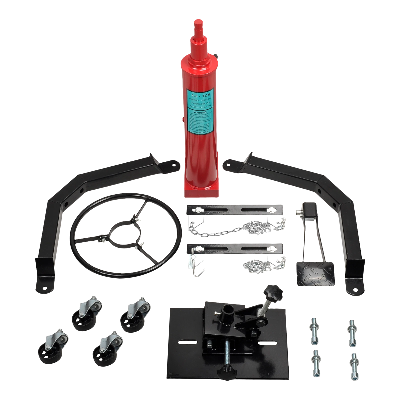 2 Stage Hydraulic Transmission Jack for Universal Use (1100 1660LBS)