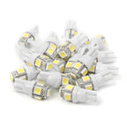 20 x T10 Wedge 5-SMD 5050 LED Interior Light Bulbs for Car