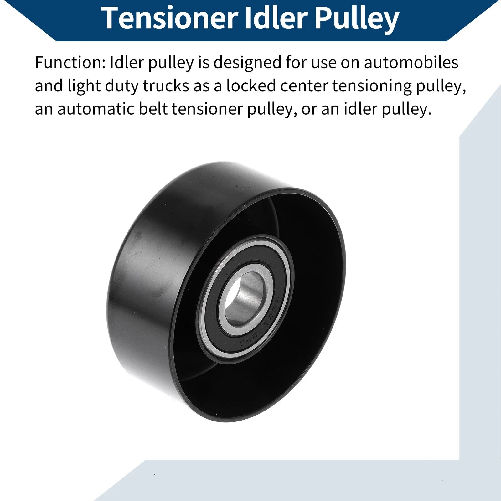 Drive Belt Idler Pulley for Ford Escort (1998–2003) No.F8KZ8678AA
