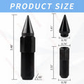 20PCS M12X1.5 60mm Cap Spiked Extended Tuner Lug Nuts for Wheels