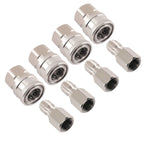 Set of 4 Quick Pressure Washer Adapters for Telescoping Wand