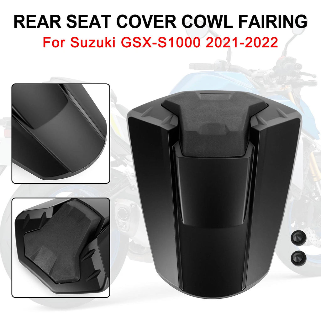 Rear Seat Cover Cowl Fairing for Suzuki GSXS 1000 (2021–2024) Matt Black