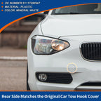 Tow Hook Cover for BMW 1 Series (2012–2019) No. 51117292947 Mineral White