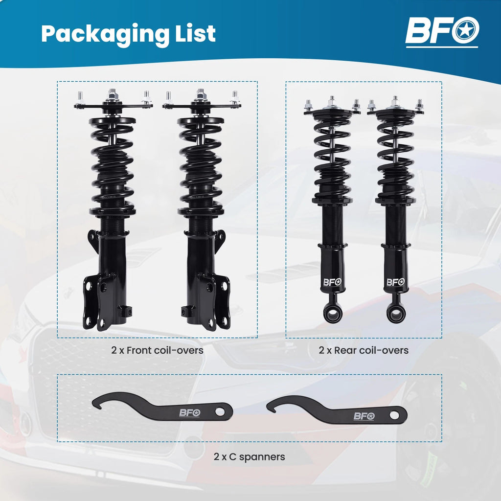 BFO Street Coilovers Suspension Kit for Mitsubishi Eclipse (2000–2005)