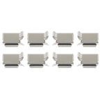 Front Ceramic Brake Pads with Hardware for Ford Mustang (2010–2012)