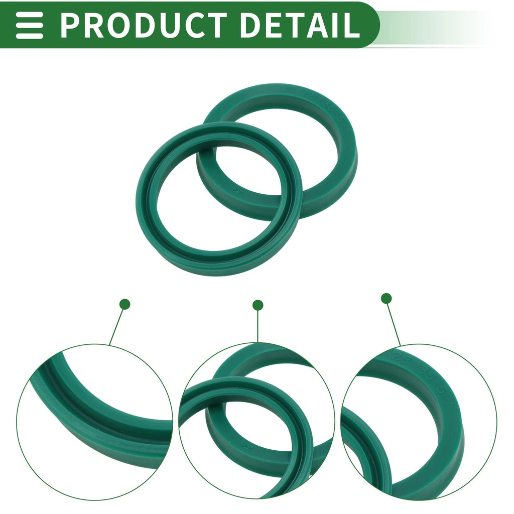 Set of 5 Oil Seal Ring 28x35x5mm for Rotary Shaft (High Pressure)