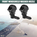 2X Windshield Wiper Washer Nozzle Spray Jet for Honda Odyssey (2011–2013)