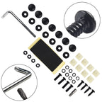 License Plate Screws for Universal Vehicles (Plastic + Stainless Steel)