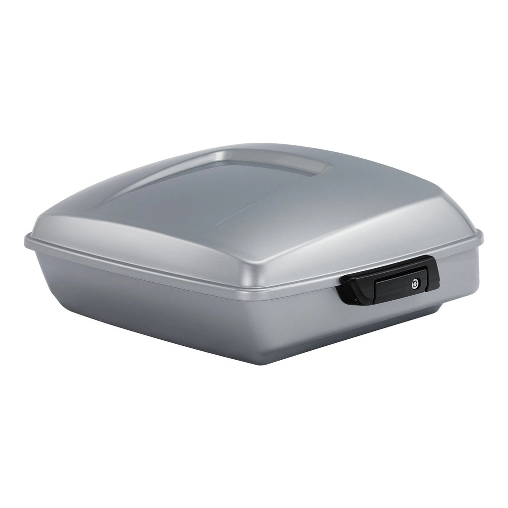 Chopped Trunk Luggage for Harley Touring (2014–2025) - Atlas Silver Metallic