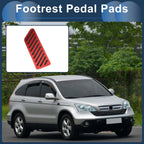 Footrest Pedal Pad Cover for Honda CR-V (2017–2024) Red