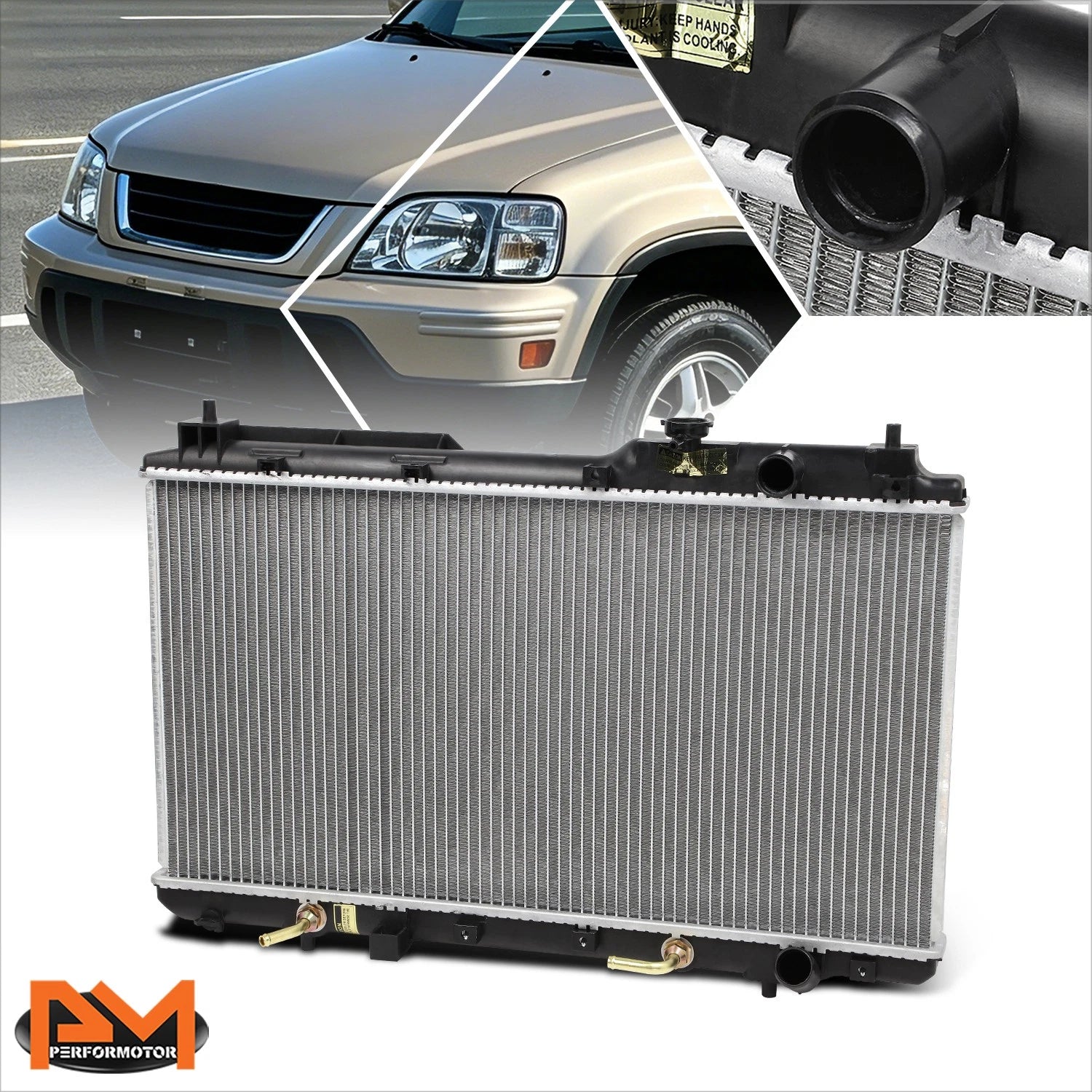 Aluminum Core Radiator for Honda CR-V 2.0L L4 (1997–2001) DPI-2051