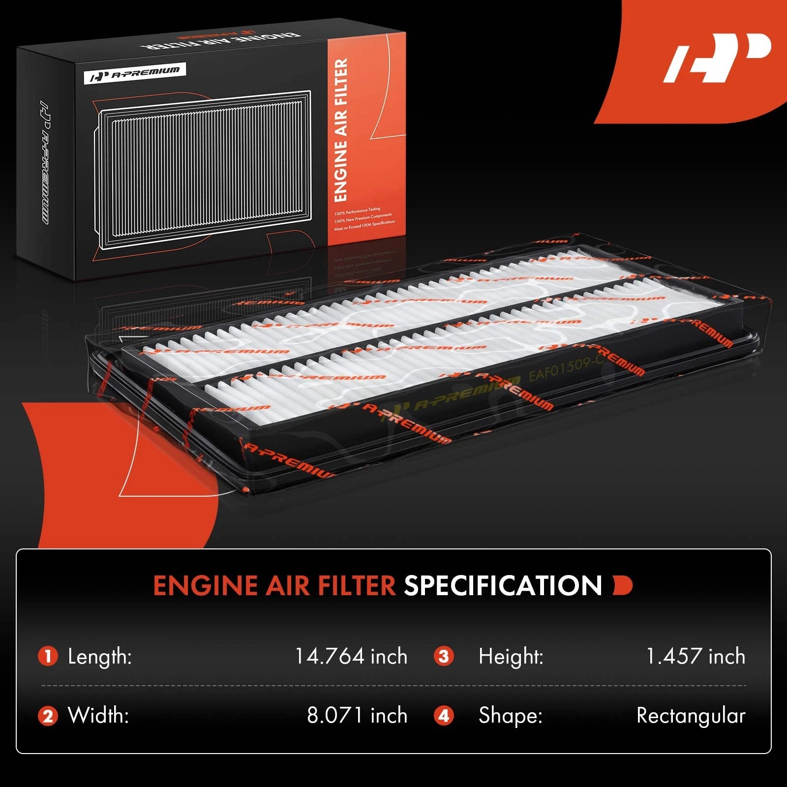 Engine Air Filter for Honda Pilot (2023–2025), Passport (2023–2025), Acura MDX (2022–2025)