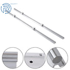 Set of 2 Linear Shaft Rails with 4 Square Type Bearings for Universal Use