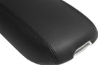 Center Console Lid Armrest Cover for Kia Sorento (2014–2020) Black PVC Leather