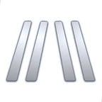 4Pc Chrome Pillar Post Covers Replacement for Kia Rio (2005–2011)